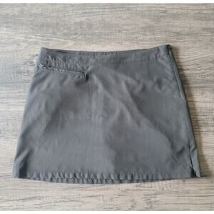 Patagonia Active Skort Womens 8 Hiking Skirt Shorts Side Zip Brown